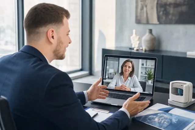 Persönlicher Austausch per Videogespräch